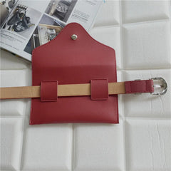 Women's Leather Waist Bag Fanny Pack Chest Pouch