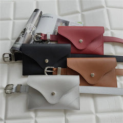 Women's Leather Waist Bag Fanny Pack Chest Pouch
