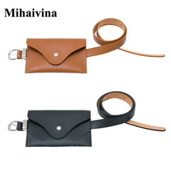 Women's Leather Waist Bag Fanny Pack Chest Pouch