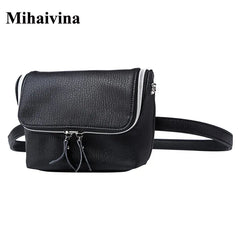 Women Leather Waist Bag Small Storage Package Hip Pack Key Phone Bags