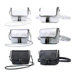 Women Leather Waist Bag Small Storage Package Hip Pack Key Phone Bags