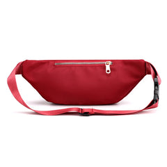 Plaid Waist Bag Waterproof Chest Bag for Men Women
