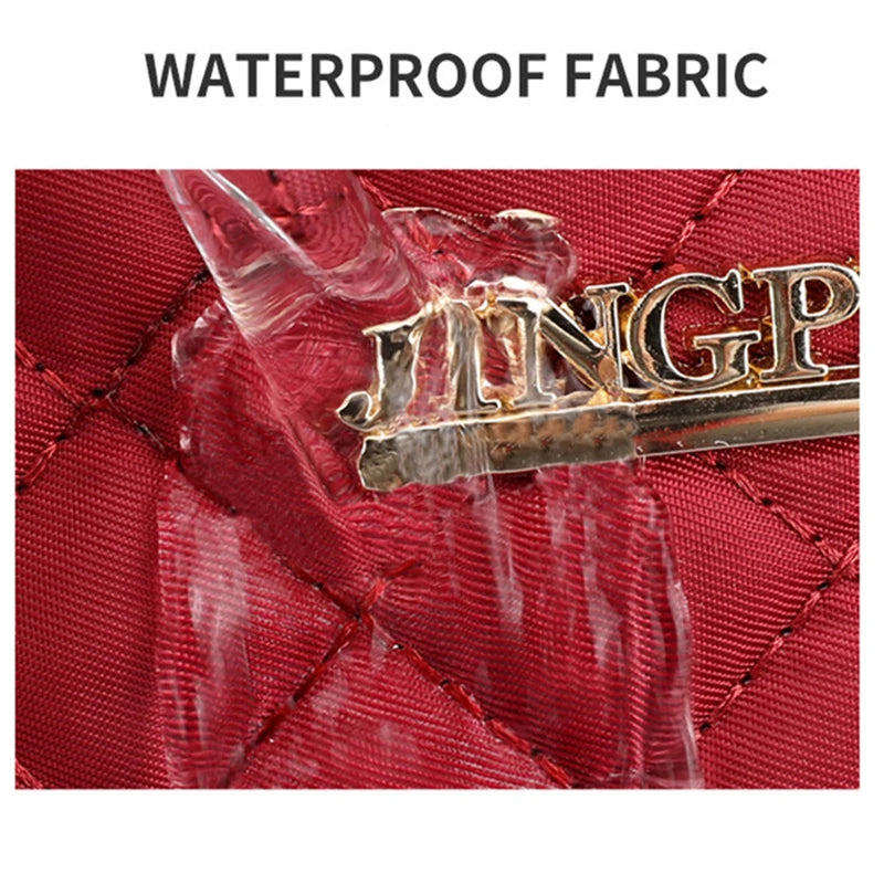 Plaid Waist Bag Waterproof Chest Bag for Men Women