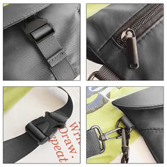 Women Waist Bags Nylon Fanny Pack Hobos Belt Chest Bag Small Shoulder Bag