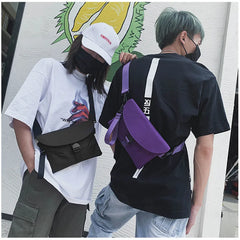 Women Waist Bags Nylon Fanny Pack Hobos Belt Chest Bag Small Shoulder Bag