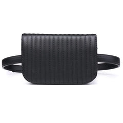 Leather Fanny Pack Women Waist Pack Rivets Purse Bolosa