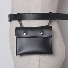 Small Leather Waist Bag Fanny Pack Phone Waist Bag Handbag
