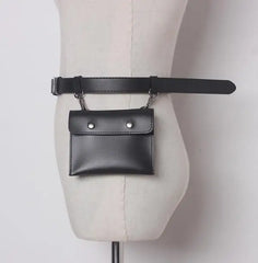 Small Leather Waist Bag Fanny Pack Phone Waist Bag Handbag