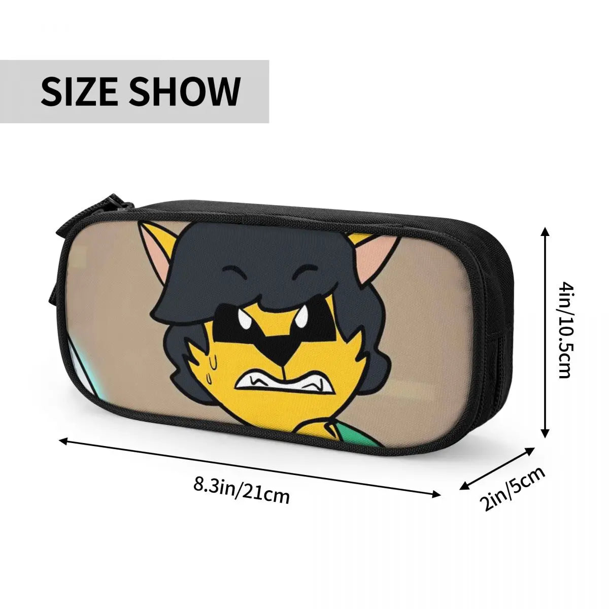 Mikecrack Pen Box Student School Anime Zipper Pen Bag Child Stationery Bag