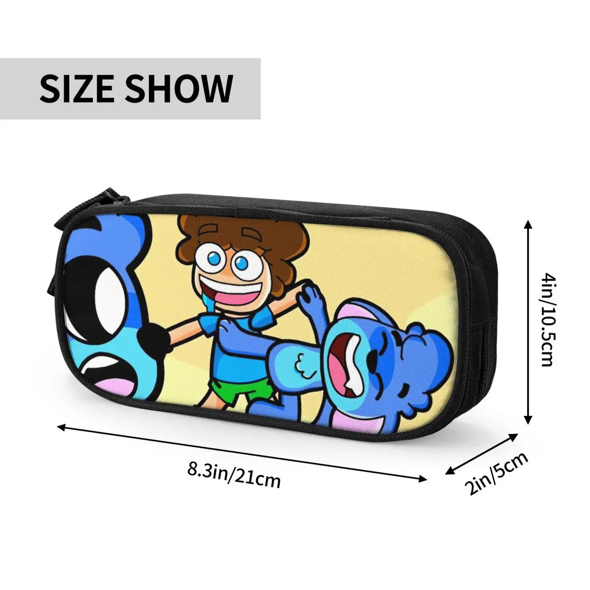 Anime Zipper Pen Bag Student School Stationery Gift