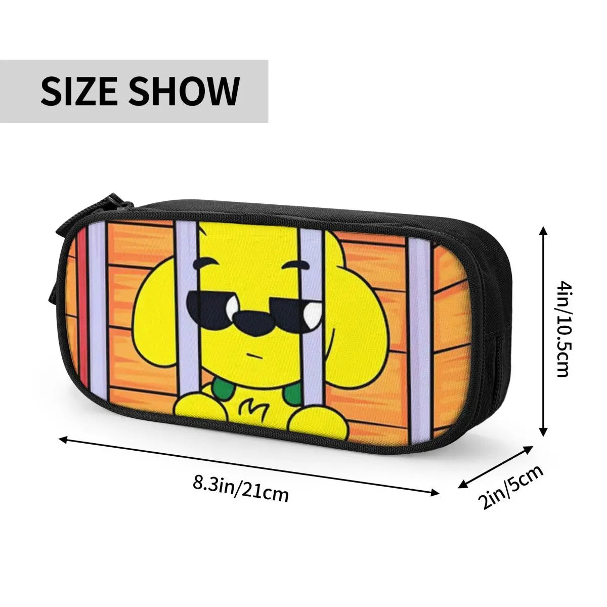 Anime Zipper Pen Bag, Child Stationery Bag, Pencase Gift