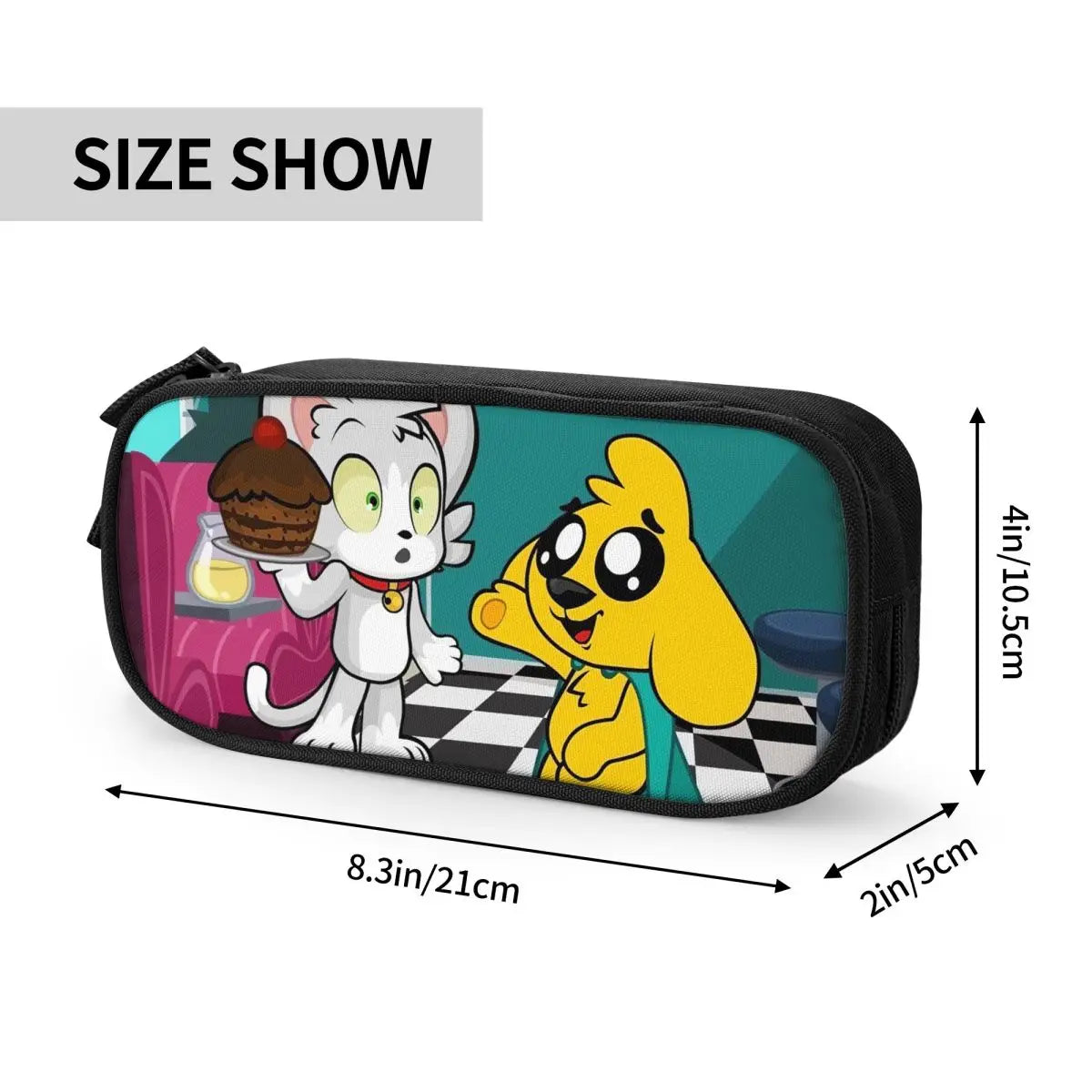 Anime Zipper Pen Bag Child Stationery Bag Gift