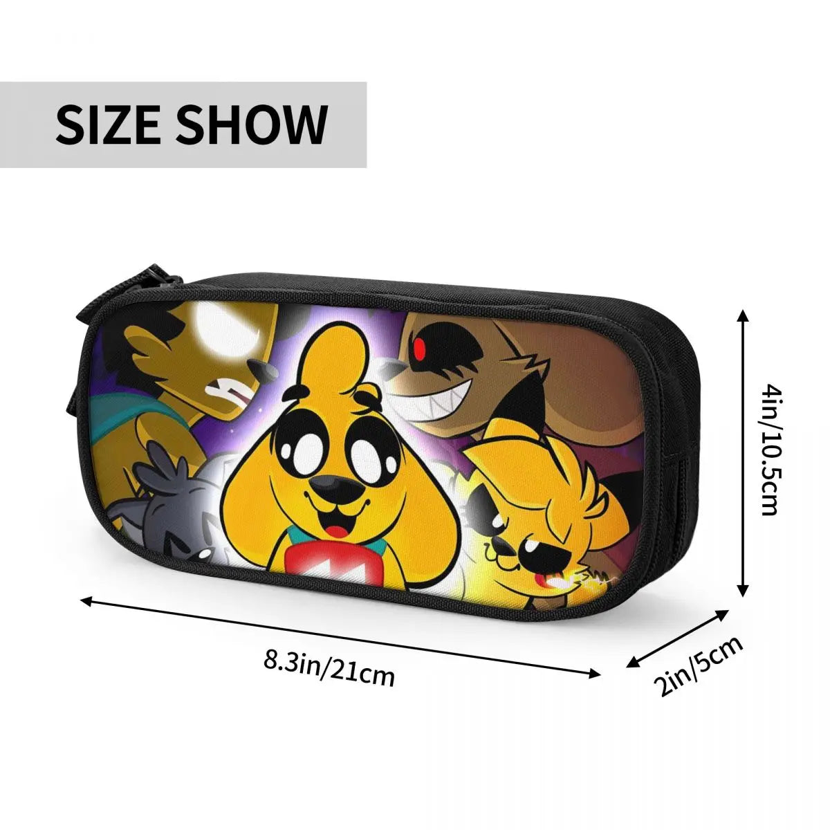 Anime Zipper Pen Bag School Stationery Child Gift