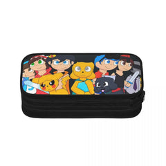 Anime Zipper Pen Bag Student School Stationery Gift