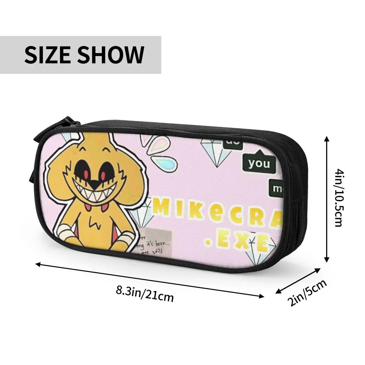 Anime Zipper Pen Bag Child Stationery Box School Student Gift