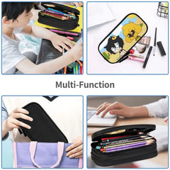 Anime Zipper Pen Bag Student School Stationery Gift