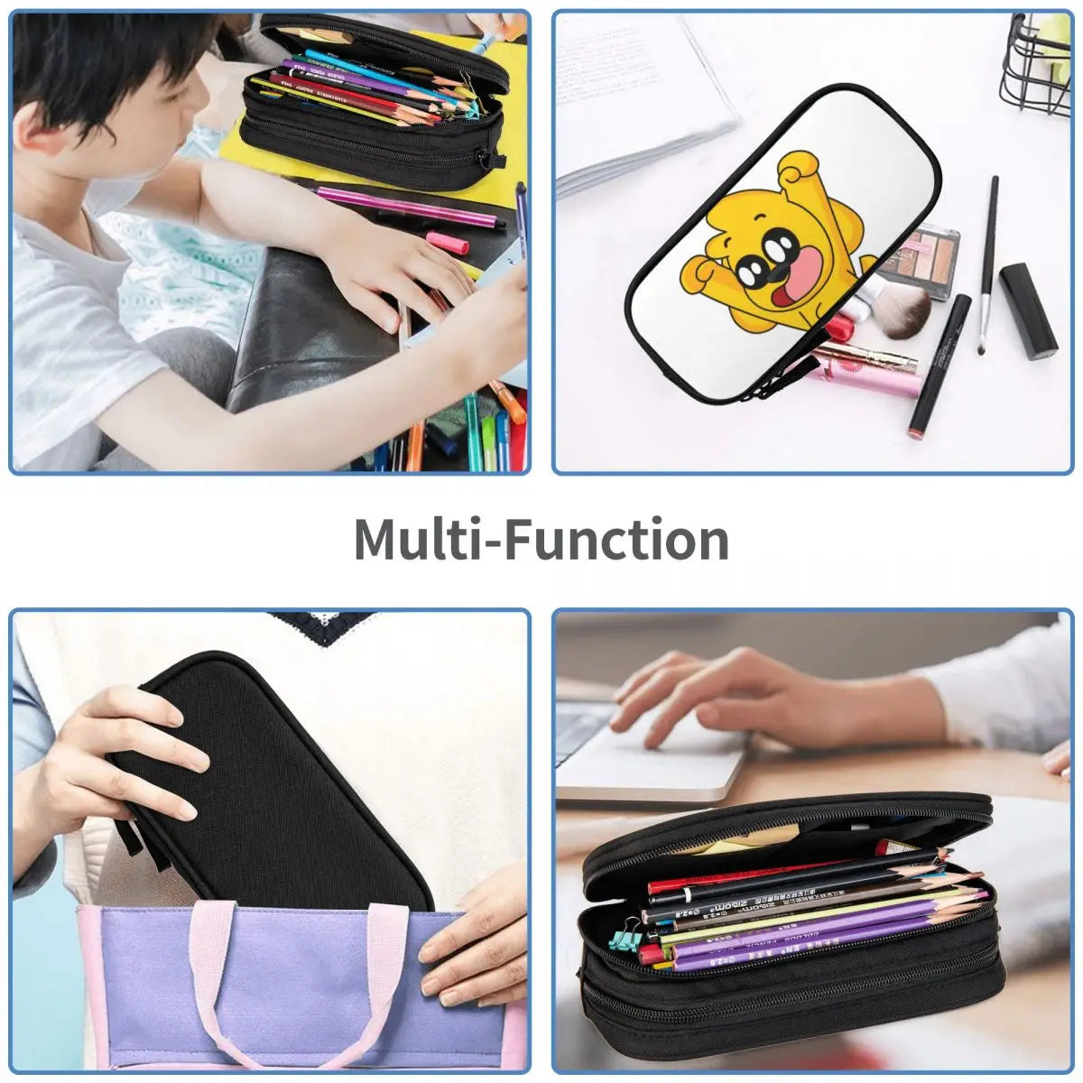 Mikecrack Pen Box Student School Anime Zipper Pen Bag Gift