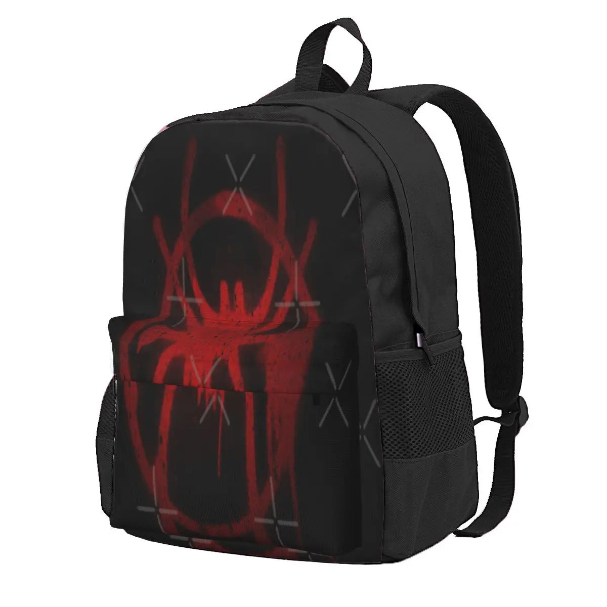 Miles Morales Spider Symbol 2 Backpacks Men's and Women's Kpop Bags