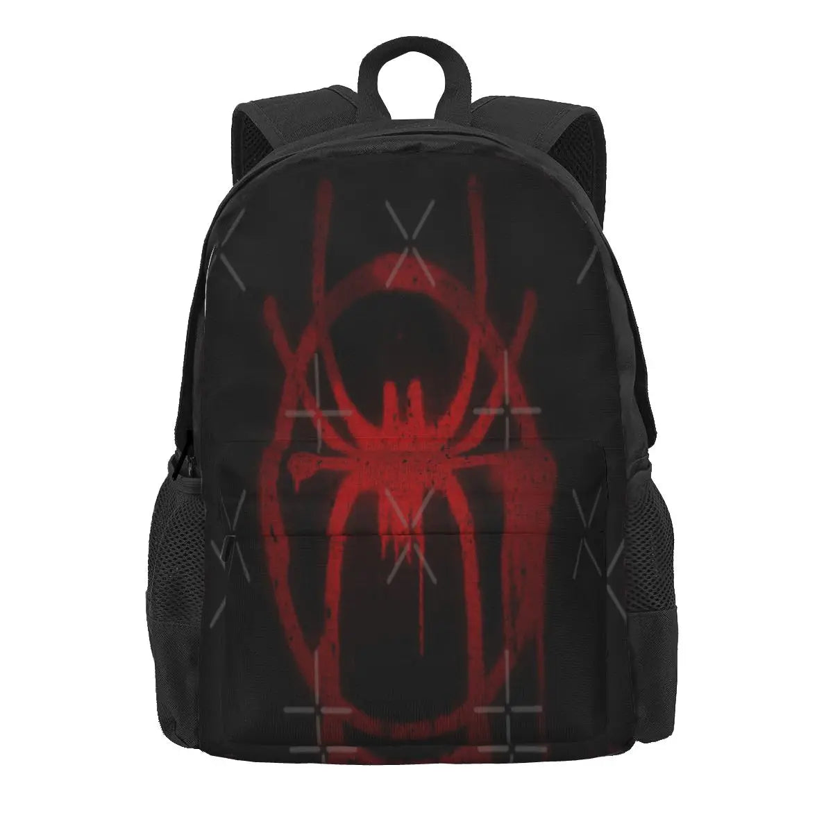 Miles Morales Spider Symbol 2 Backpacks Men's and Women's Kpop Bags