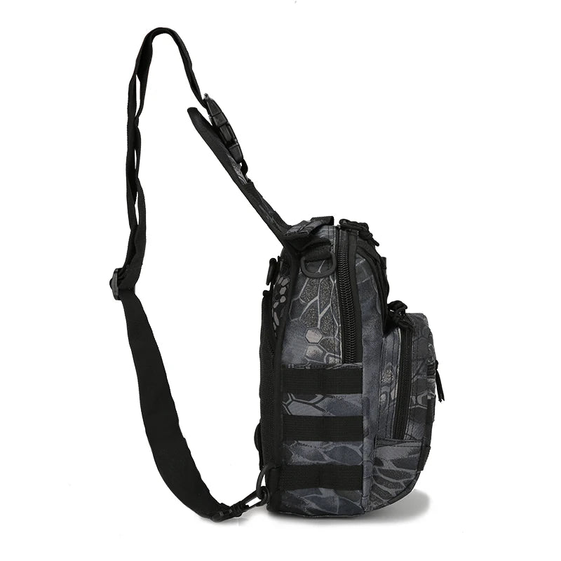 Military Molle Chest Bag Waterproof Nylon Camouflage Men Shoulder Crossbody Bag