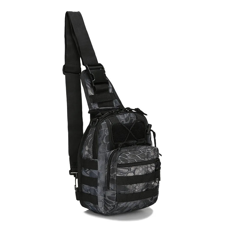 Military Molle Chest Bag Waterproof Nylon Camouflage Men Shoulder Crossbody Bag