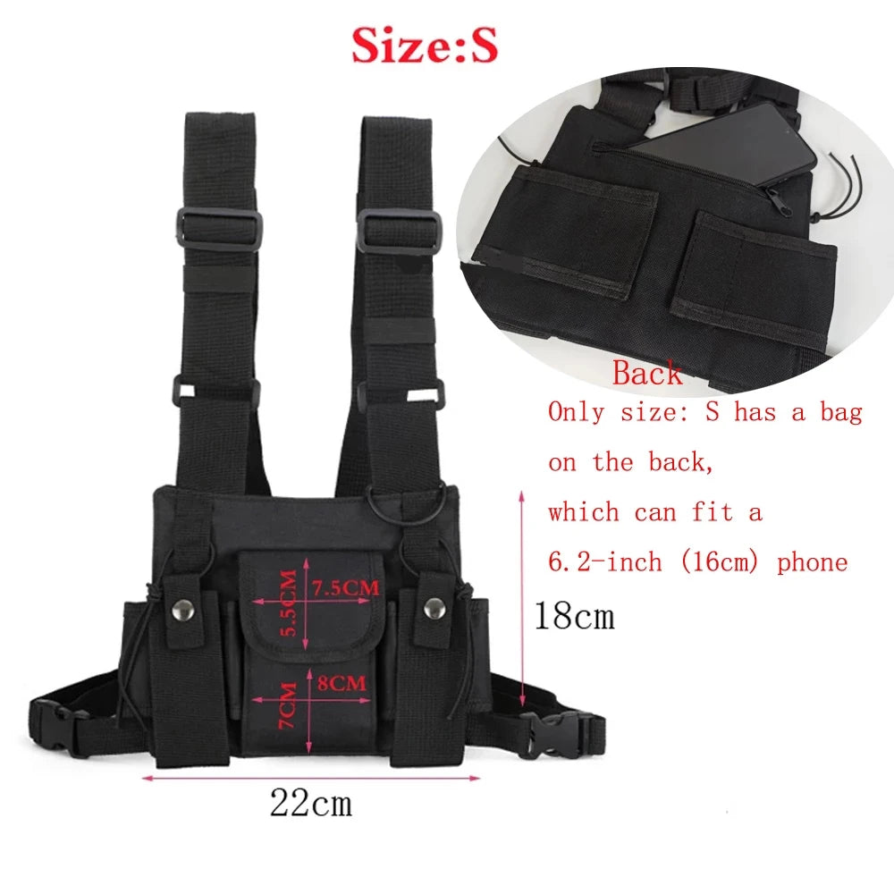 Tactical Chest Bag Waist Fanny Pack Shoulder Crossbody Handbag