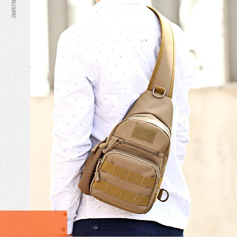 Military Tactical Shoulder Bag Men Hiking Backpack Nylon Outdoor