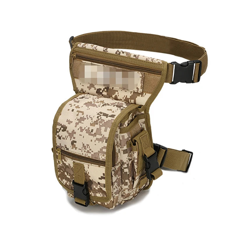 Military Waist Fanny Pack Weapons Tactics Leg Bag For Men