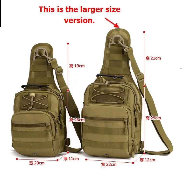 Military Chest Bag iPad4,5 Shoulder Bag A3131