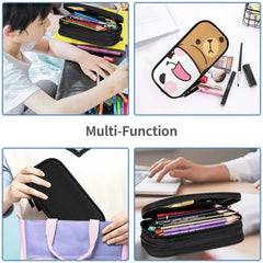 Milk and Mocha Anime Pen Box Student Zipper Bag