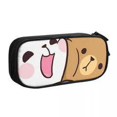 Milk and Mocha Anime Pen Box Student Zipper Bag