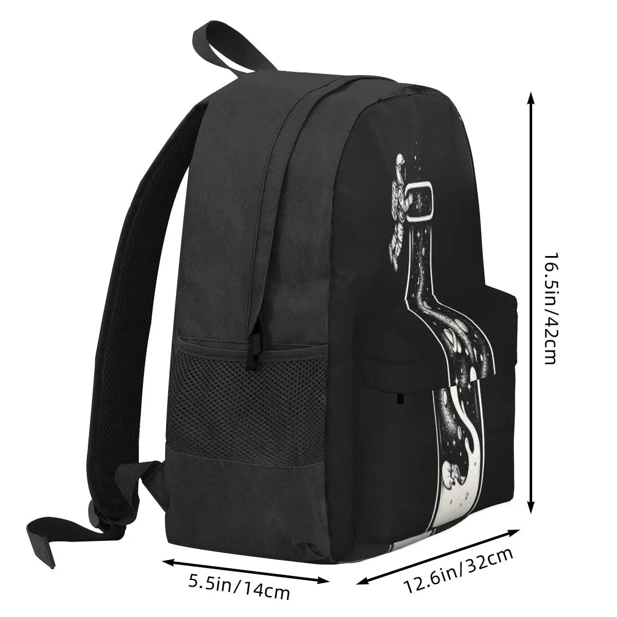 Milky Way 1 Backpacks Men's and Women's Recycled Back Packs Bag with Zipper