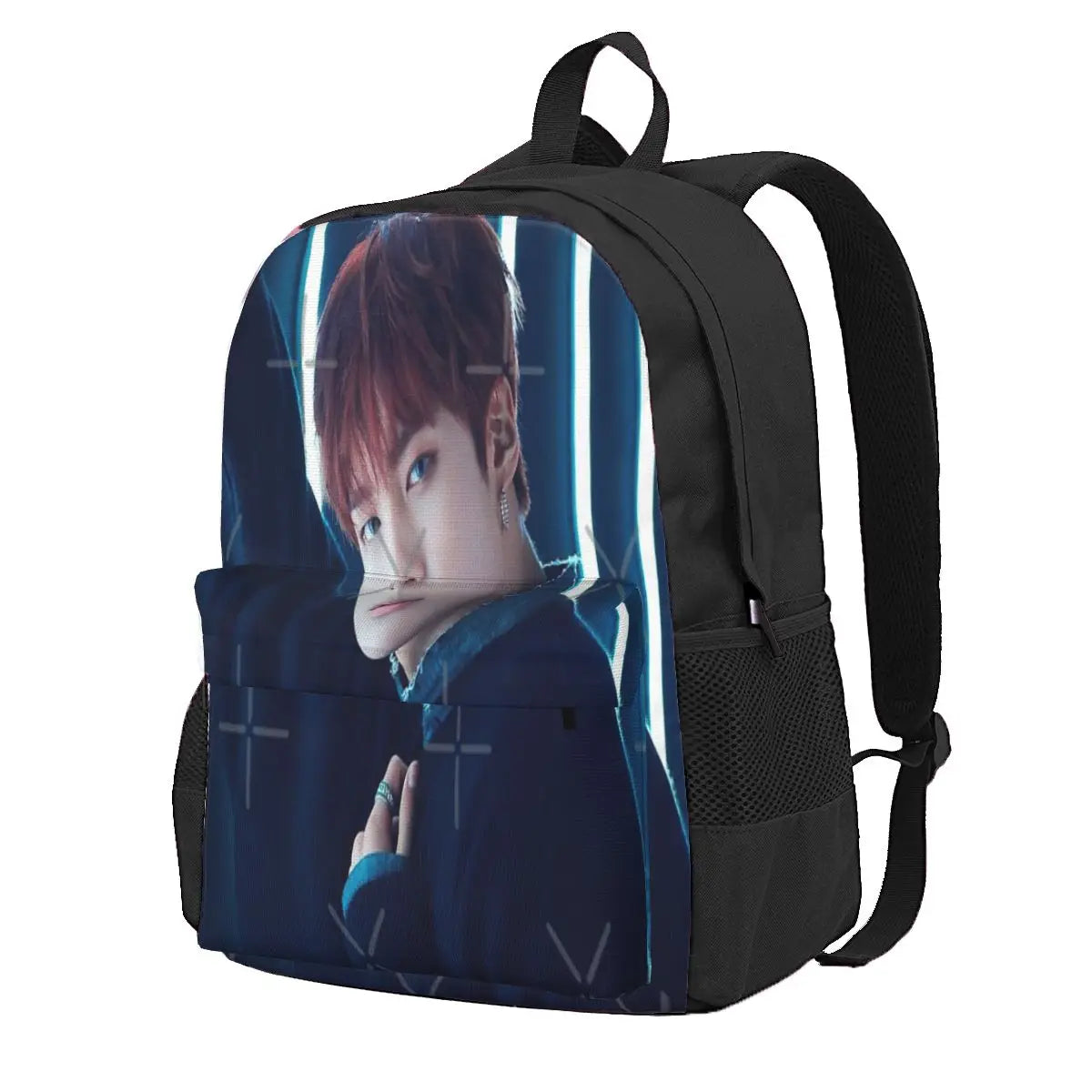 Print School Bag Backpacks Men's Women's Girl Bag for School