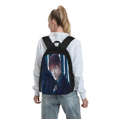 Print School Bag Backpacks Men's Women's Girl Bag for School