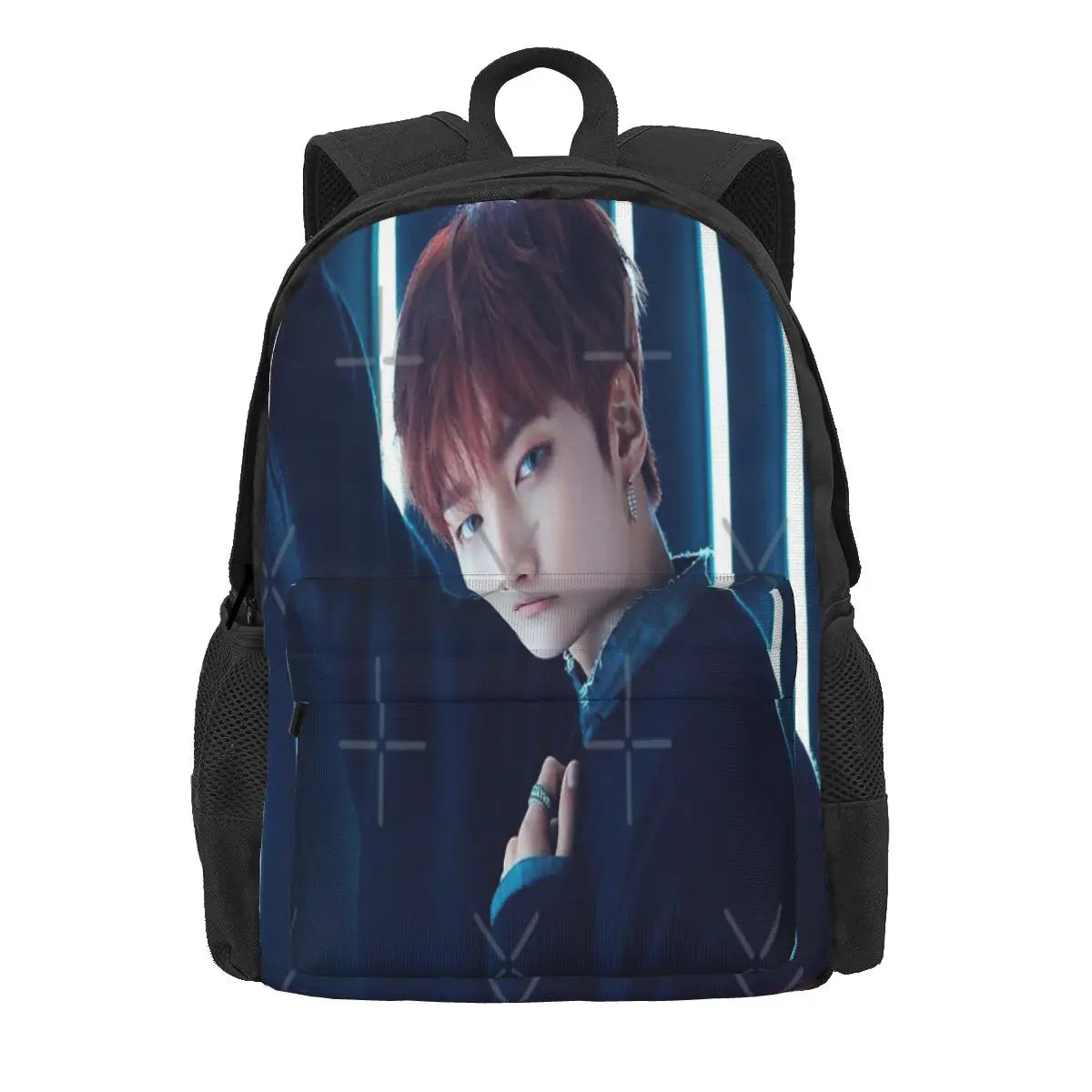 Print School Bag Backpacks Men's Women's Girl Bag for School