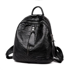 Mini Backpack Female PU Leather Shoulder Bags Mochila Feminina Daypack