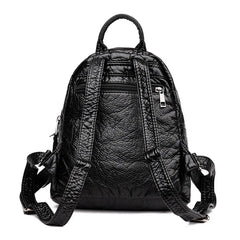 Mini Backpack Female PU Leather Shoulder Bags Mochila Feminina Daypack