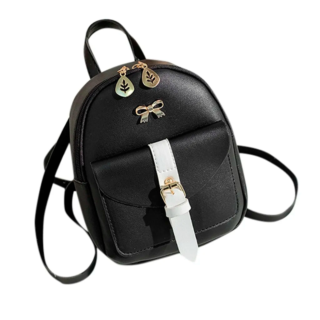 Mini Backpack Travel Rucksack Lady Shoulders Small Backpack Letter Purse Mobile