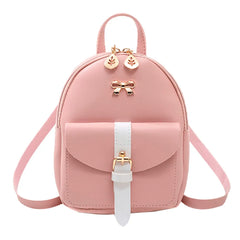 Mini Backpack Travel Rucksack Lady Shoulders Small Backpack Letter Purse Mobile
