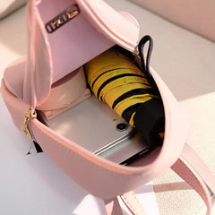 Mini Backpack Travel Rucksack Lady Shoulders Small Backpack Letter Purse Mobile