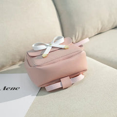 Mini Backpack Women Style PU Leather Shoulder Bag For Teenage Girls