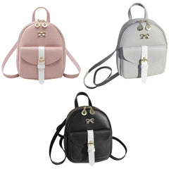 Mini Backpack Women Girls Leather Shoulder Bag Small Travel Rucksack