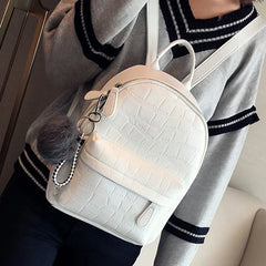Women Mini Backpack PU Leather Small Female Back Pack Bagpack