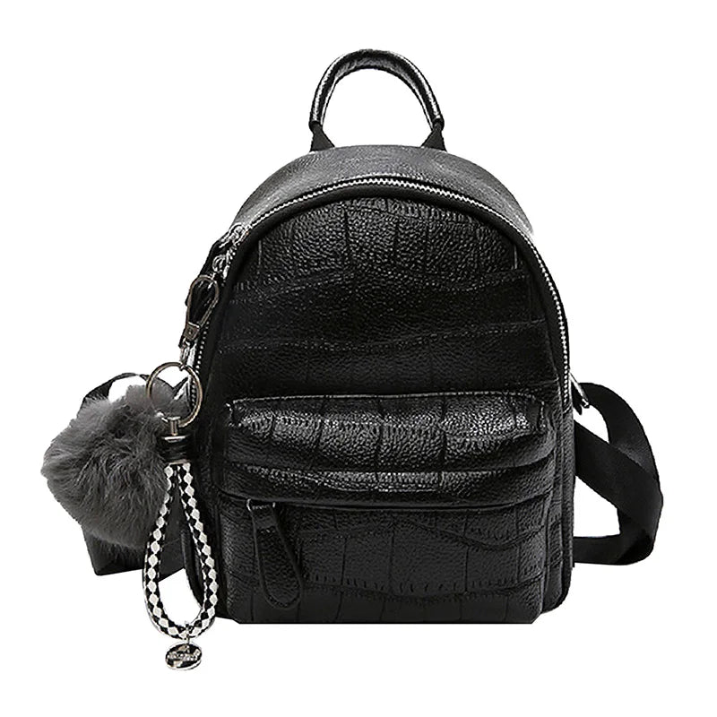 Women Mini Backpack PU Leather Small Female Back Pack Bagpack