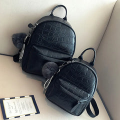 Women PU Leather Mini Backpack, Small Bagpack for Teen Girls