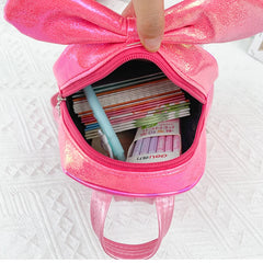 Princess Kid Backpack Transparent Sequin Mini Bag Girl Backpacks