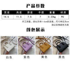 Mini Square Bag Women Messenger Handbag Small Shoulder