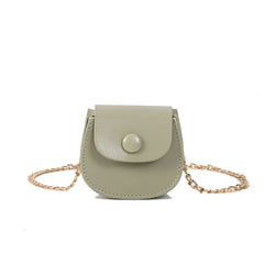 Women's Chain Saddle Bag Net Red One-shoulder Messenger Small Bag