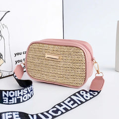 Straw Crossbody Mini Beach Bag Tote