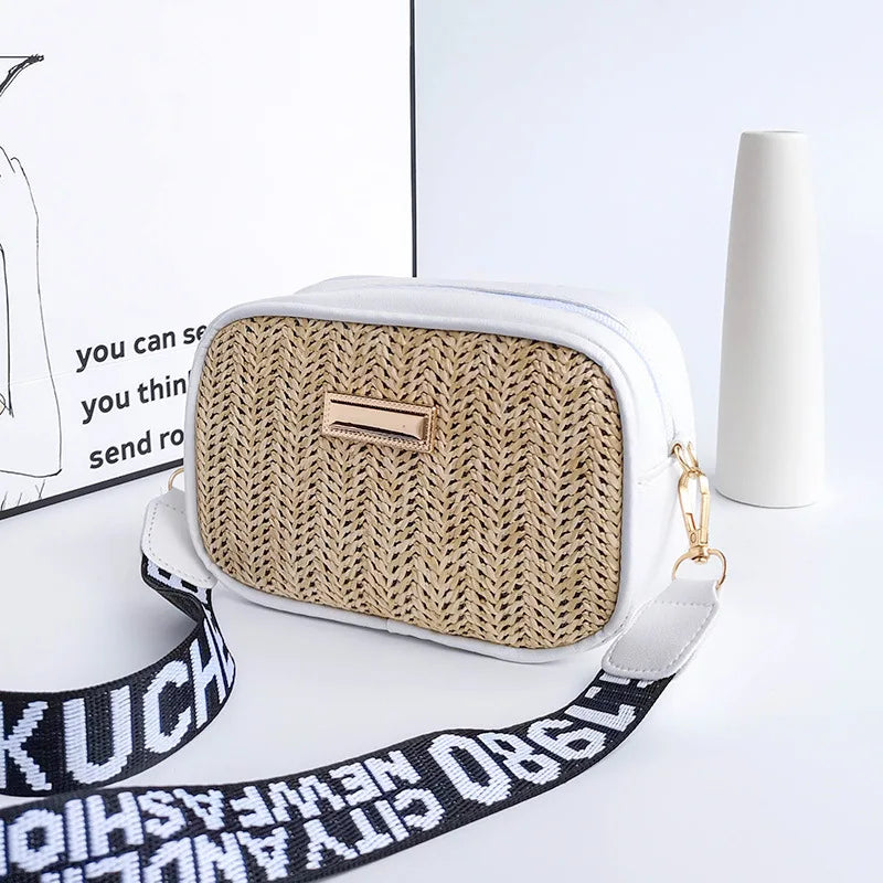 Straw Crossbody Mini Beach Bag Tote